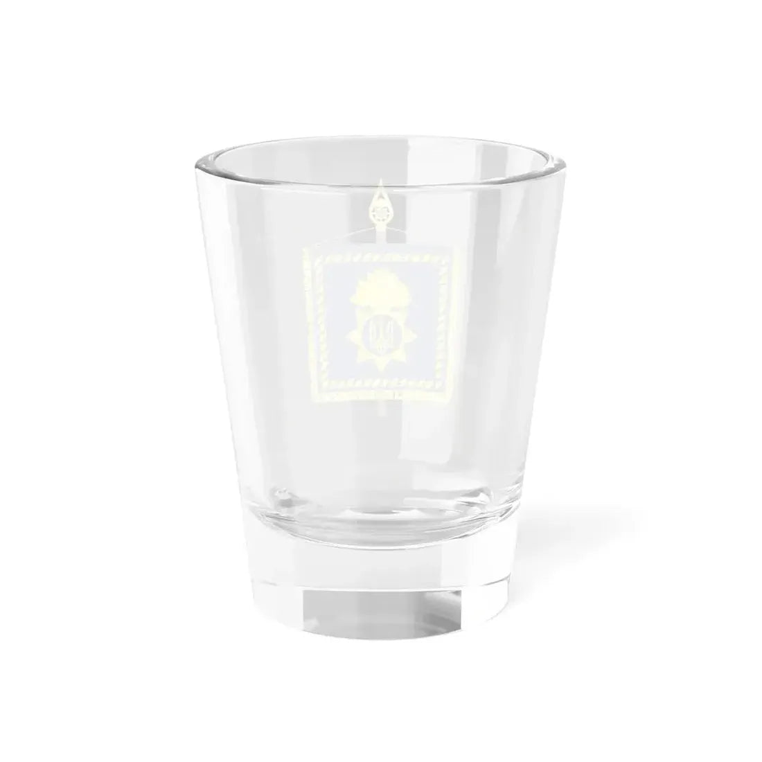 Vexillum of the Head of the National Guard of Ukraine (Ukraine) Shot Glass 1.5oz - Go Mug Yourself