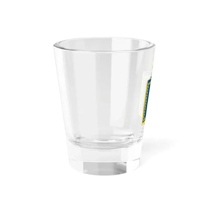 Vexillum of the Head of the National Guard of Ukraine (Ukraine) Shot Glass 1.5oz - Go Mug Yourself