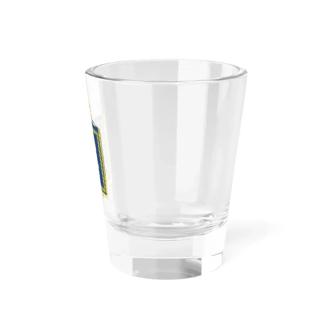 Vexillum of the Head of the National Guard of Ukraine (Ukraine) Shot Glass 1.5oz - Go Mug Yourself