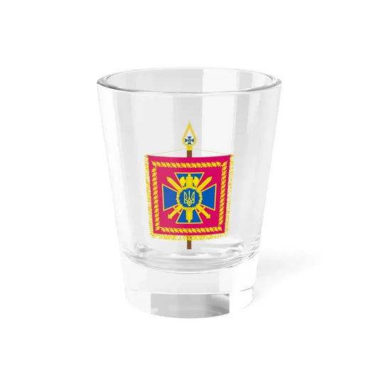Vexillum of the Head of the Security Service of Ukraine (Ukraine) Shot Glass 1.5oz 1.5oz - Go Mug Yourself
