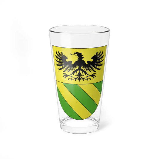Veyrier-coat of arms (Switzerland) (Coat of Arms) Pint Glass 16oz 16oz - Go Mug Yourself