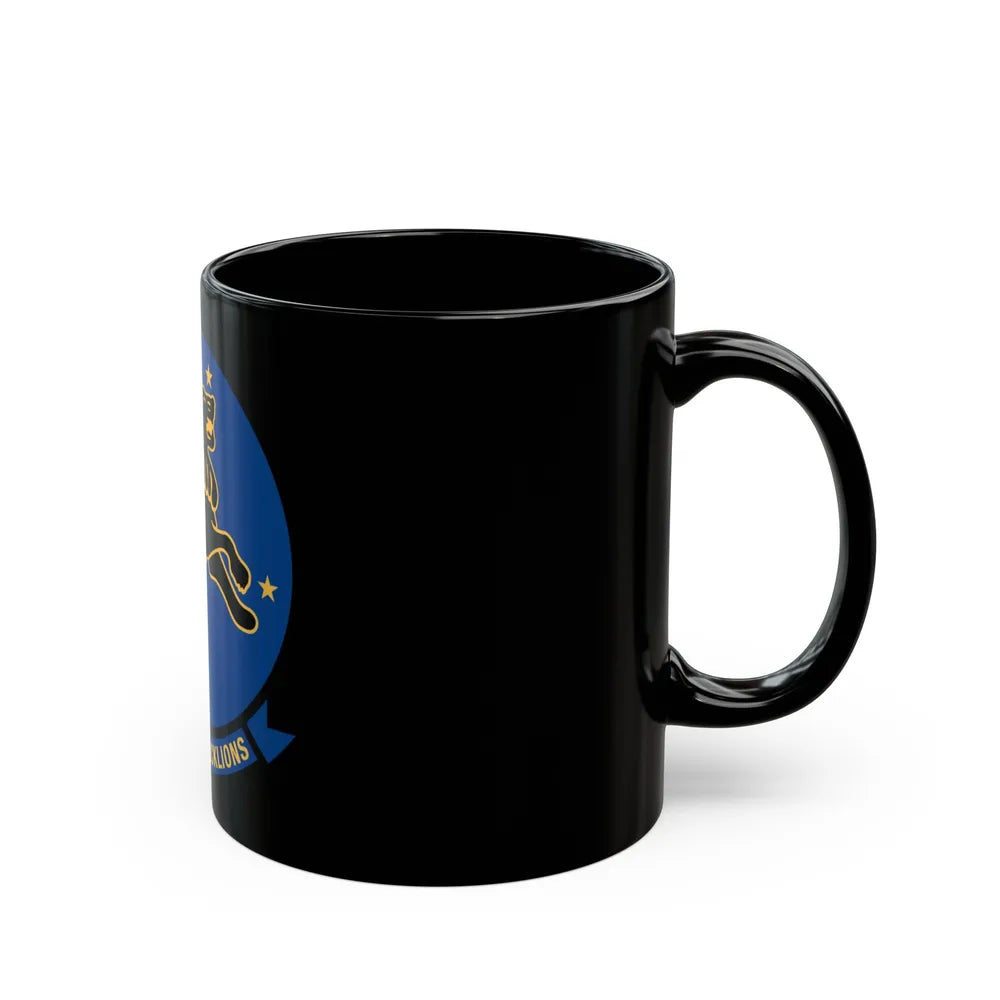 VF 213 Fighting Blacklions (U.S. Navy) Black Coffee Mug-Go Mug Yourself