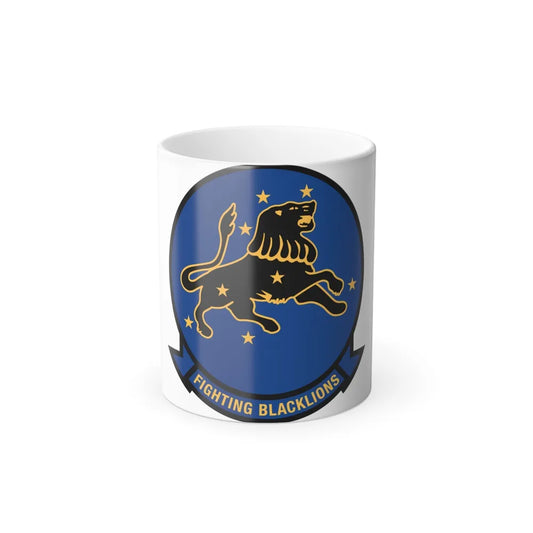 VF 213 Fighting Blacklions (U.S. Navy) Color Changing Mug 11oz-11oz-Go Mug Yourself