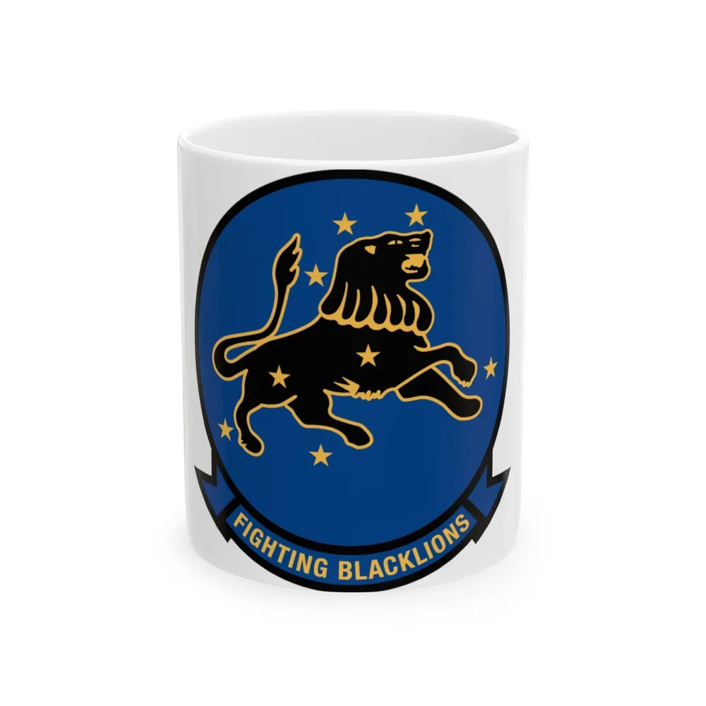 VF 213 Fighting Blacklions (U.S. Navy) White Coffee Mug-11oz-Go Mug Yourself