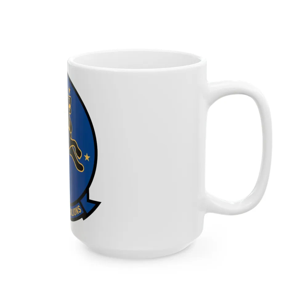 VF 213 Fighting Blacklions (U.S. Navy) White Coffee Mug-Go Mug Yourself