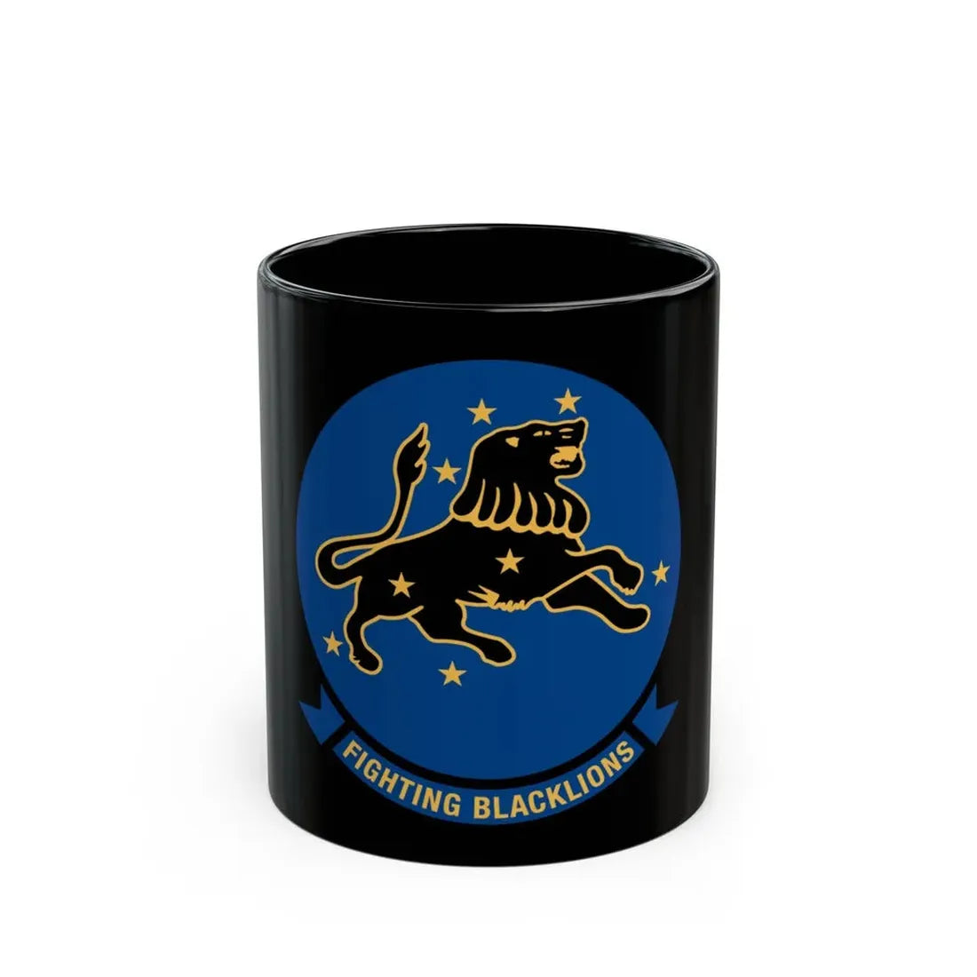 VF 213 Fighting Blacklions (U.S. Navy) Black Coffee Mug 11oz - Go Mug Yourself