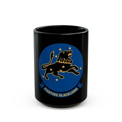 VF 213 Fighting Blacklions (U.S. Navy) Black Coffee Mug 15oz - Go Mug Yourself