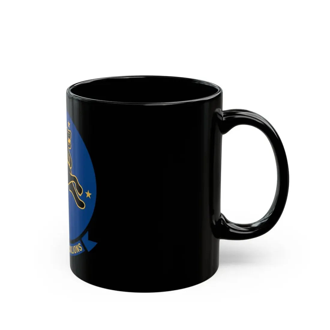 VF 213 Fighting Blacklions (U.S. Navy) Black Coffee Mug - Go Mug Yourself
