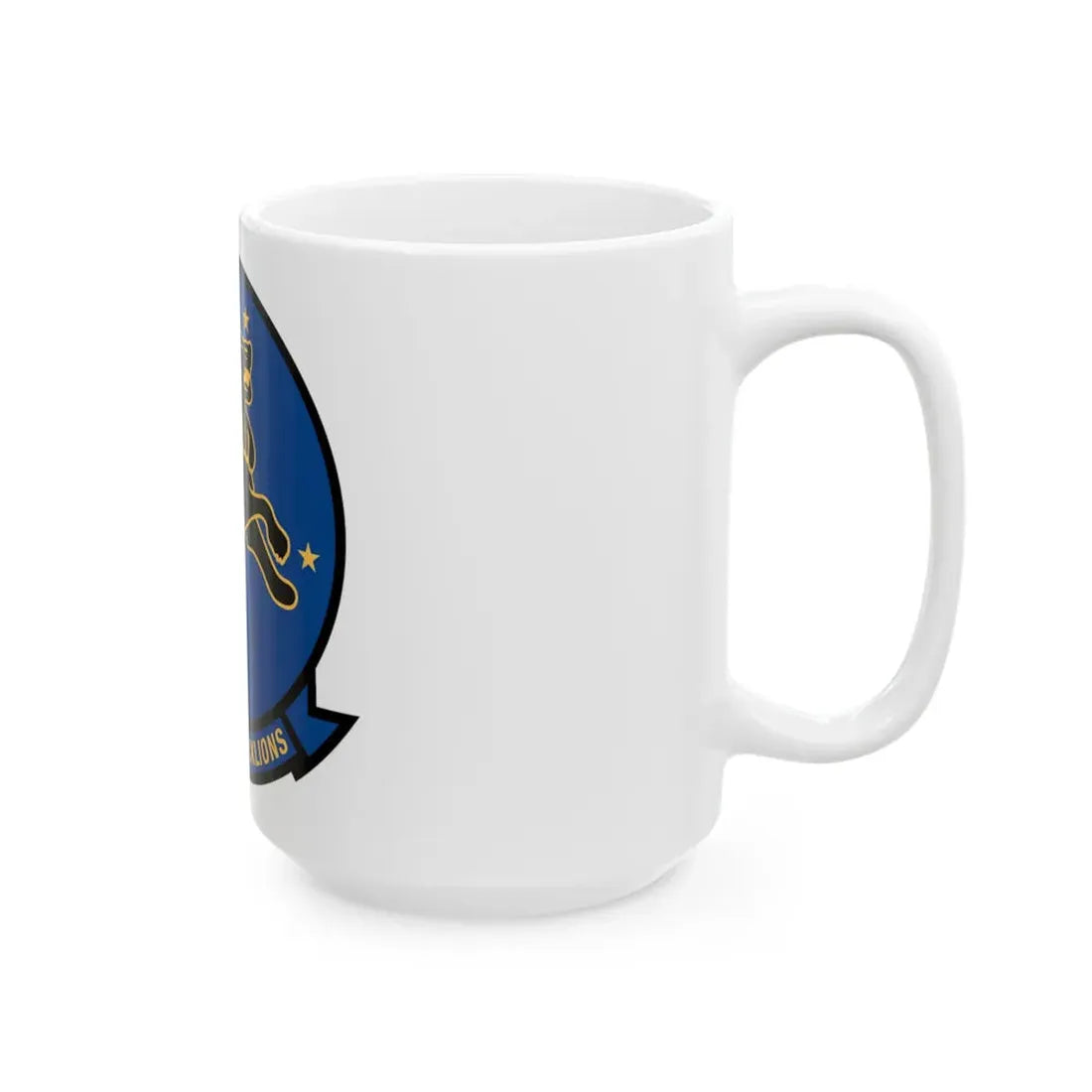 VF 213 Fighting Blacklions (U.S. Navy) White Coffee Mug - Go Mug Yourself