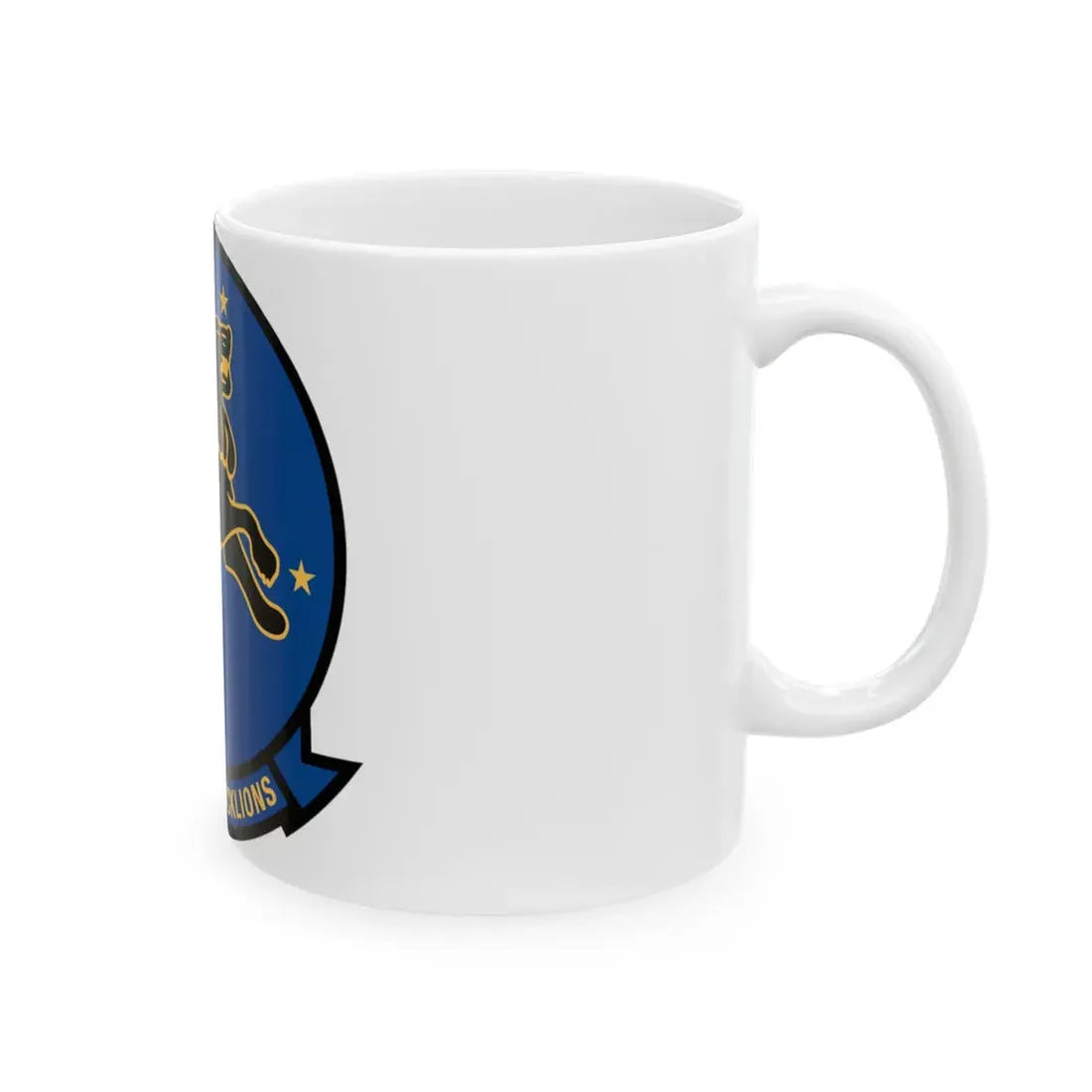 VF 213 Fighting Blacklions (U.S. Navy) White Coffee Mug - Go Mug Yourself