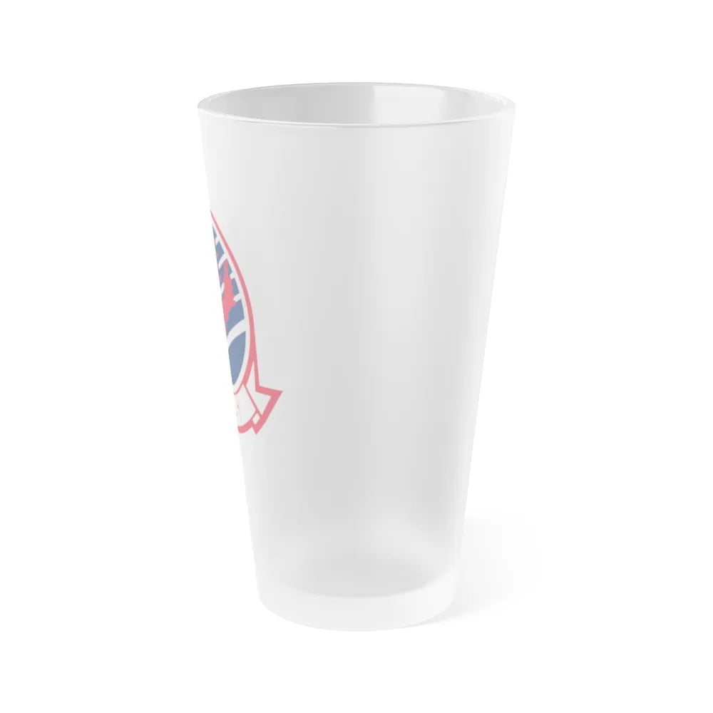 VFA 1 Maverick Goose (U.S. Navy) Frosted Pint Glass 16oz-Go Mug Yourself