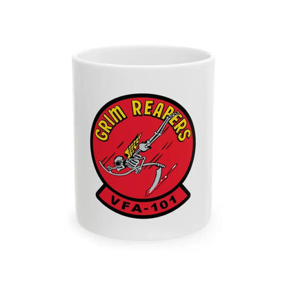 VFA 101 Grim Reapers (U.S. Navy) White Coffee Mug 11oz - Go Mug Yourself