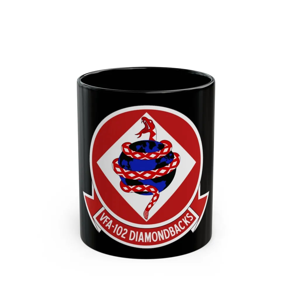 VFA 102 Strike Fighter Squadron 102 (U.S. Navy) Black Coffee Mug-11oz-Go Mug Yourself