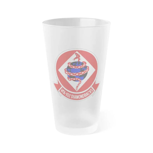 VFA 102 Strike Fighter Squadron 102 (U.S. Navy) Frosted Pint Glass 16oz Default Title - Go Mug Yourself