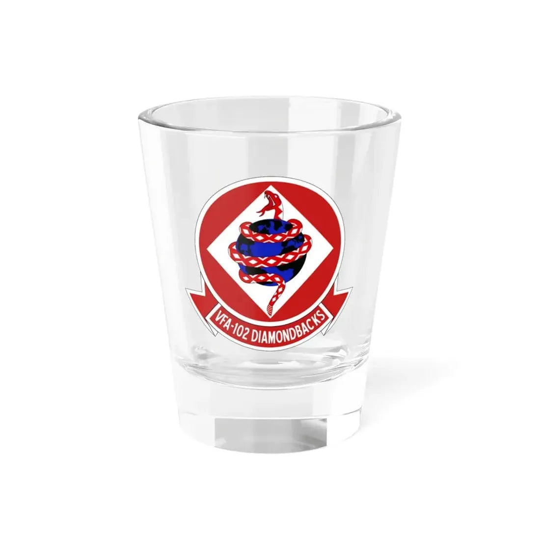 VFA 102 Strike Fighter Squadron 102 (U.S. Navy) Shot Glass 1.5oz 1.5oz - Go Mug Yourself