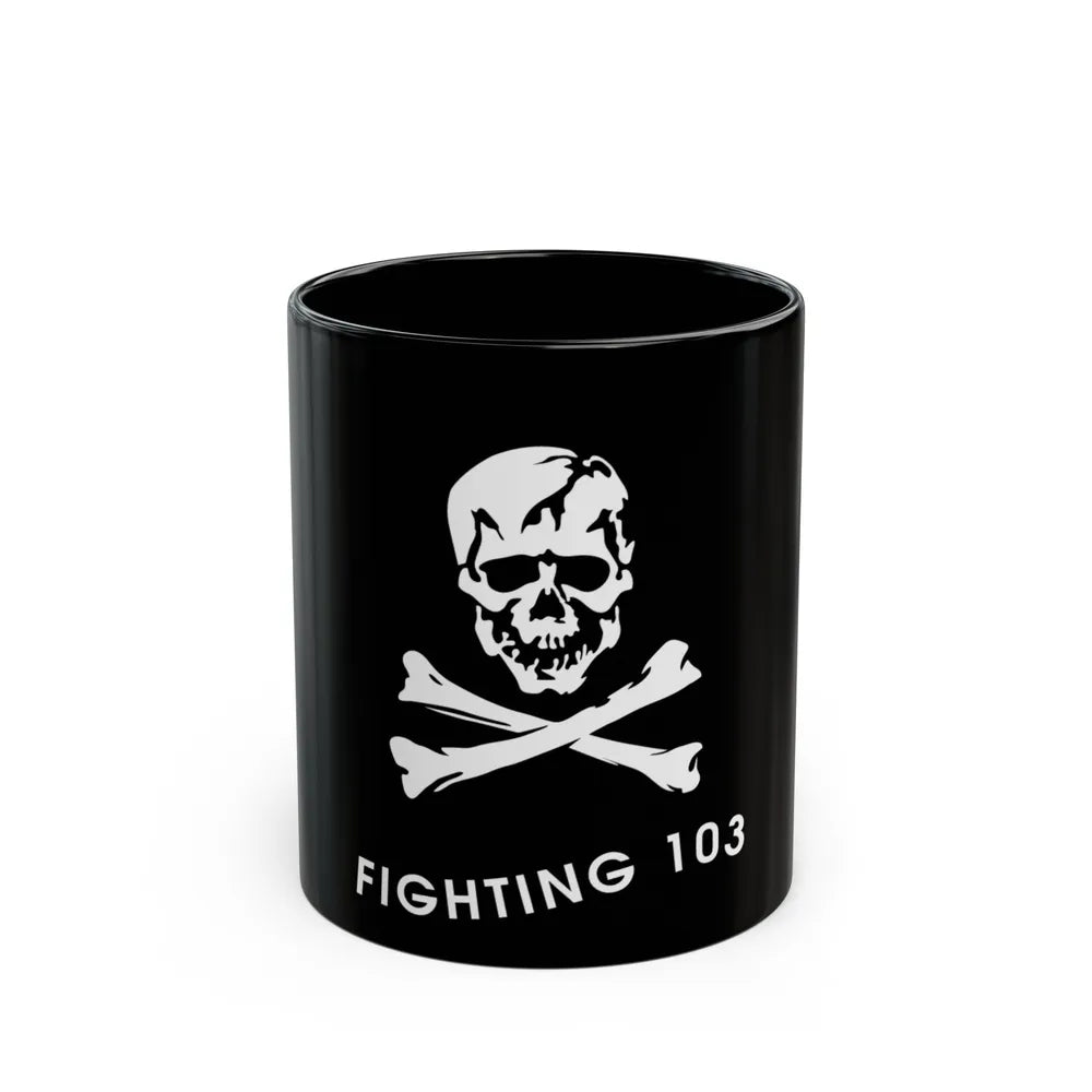 VFA 103 Jolly Rogers (U.S. Navy) Black Coffee Mug-11oz-Go Mug Yourself