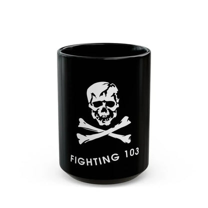 VFA 103 Jolly Rogers (U.S. Navy) Black Coffee Mug 15oz - Go Mug Yourself