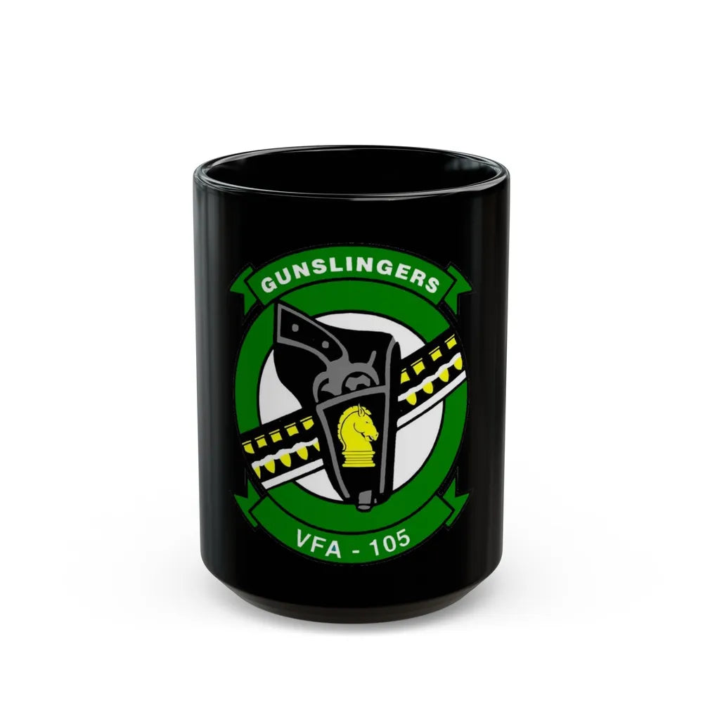 VFA 105 (U.S. Navy) Black Coffee Mug-15oz-Go Mug Yourself