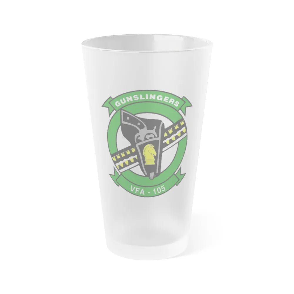 VFA 105 (U.S. Navy) Frosted Pint Glass 16oz-Go Mug Yourself