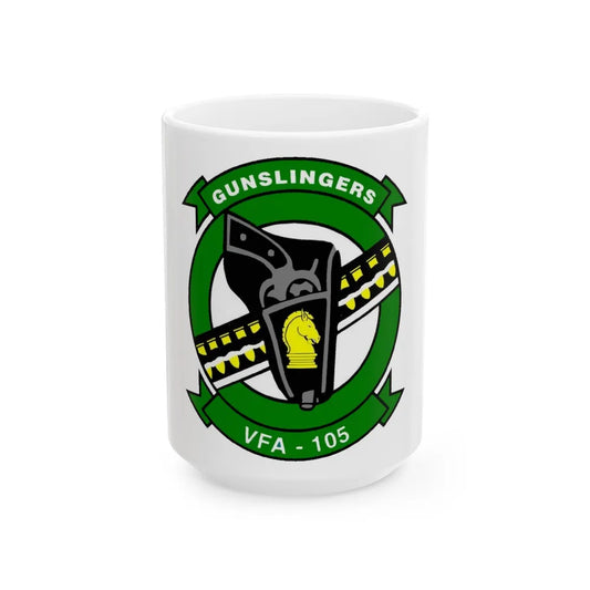 VFA 105 (U.S. Navy) White Coffee Mug-15oz-Go Mug Yourself