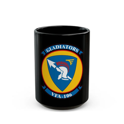 VFA 106 Strike Fighter Squadron 106 (U.S. Navy) Black Coffee Mug-15oz-Go Mug Yourself