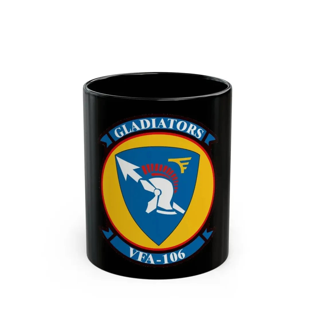 VFA 106 Strike Fighter Squadron 106 (U.S. Navy) Black Coffee Mug 11oz - Go Mug Yourself