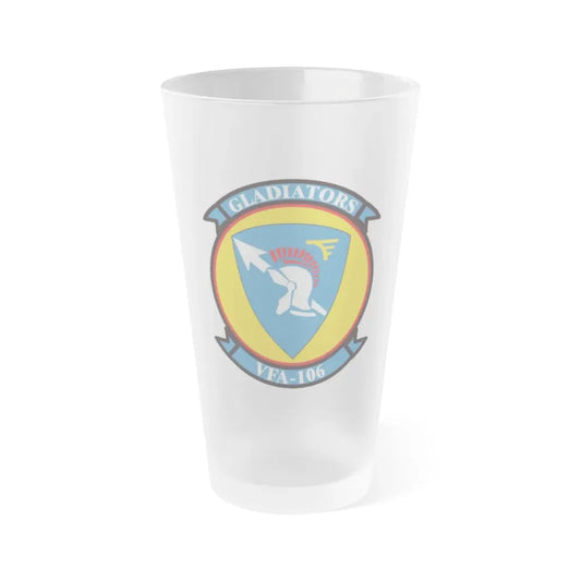 VFA 106 Strike Fighter Squadron 106 (U.S. Navy) Frosted Pint Glass 16oz Default Title - Go Mug Yourself