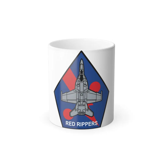 VFA 11 Red Rippers (U.S. Navy) Color Changing Mug 11oz-11oz-Go Mug Yourself
