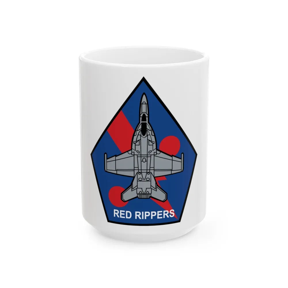 VFA 11 Red Rippers (U.S. Navy) White Coffee Mug-15oz-Go Mug Yourself