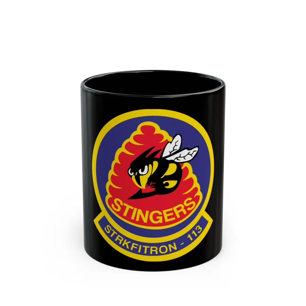 VFA 113 Stingers v2 (U.S. Navy) Black Coffee Mug-11oz-Go Mug Yourself