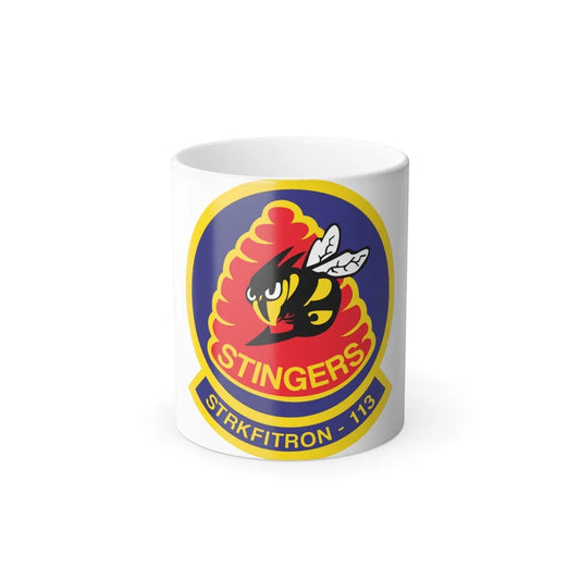 VFA 113 Stingers v2 (U.S. Navy) Color Changing Mug 11oz-11oz-Go Mug Yourself