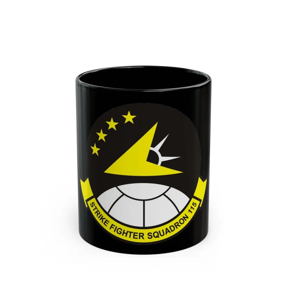 VFA 115 Strike Fighter Squadron 115 (U.S. Navy) Black Coffee Mug-11oz-Go Mug Yourself