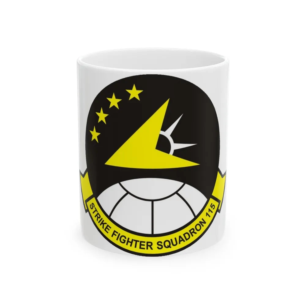 VFA 115 Strike Fighter Squadron 115 (U.S. Navy) White Coffee Mug-11oz-Go Mug Yourself