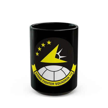 VFA 115 Strike Fighter Squadron 115 (U.S. Navy) Black Coffee Mug 15oz - Go Mug Yourself