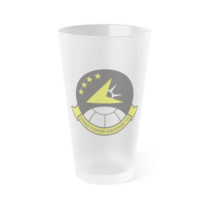 VFA 115 Strike Fighter Squadron 115 (U.S. Navy) Frosted Pint Glass 16oz Default Title - Go Mug Yourself