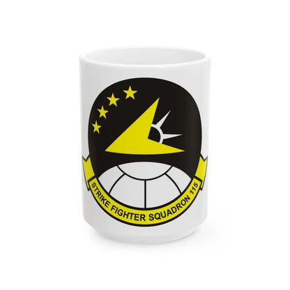 VFA 115 Strike Fighter Squadron 115 (U.S. Navy) White Coffee Mug 15oz - Go Mug Yourself