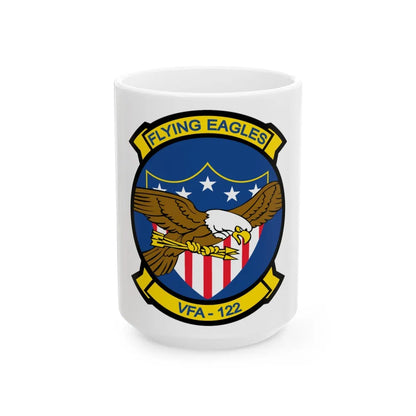 VFA 122 Fying Eagles (U.S. Navy) White Coffee Mug-15oz-Go Mug Yourself