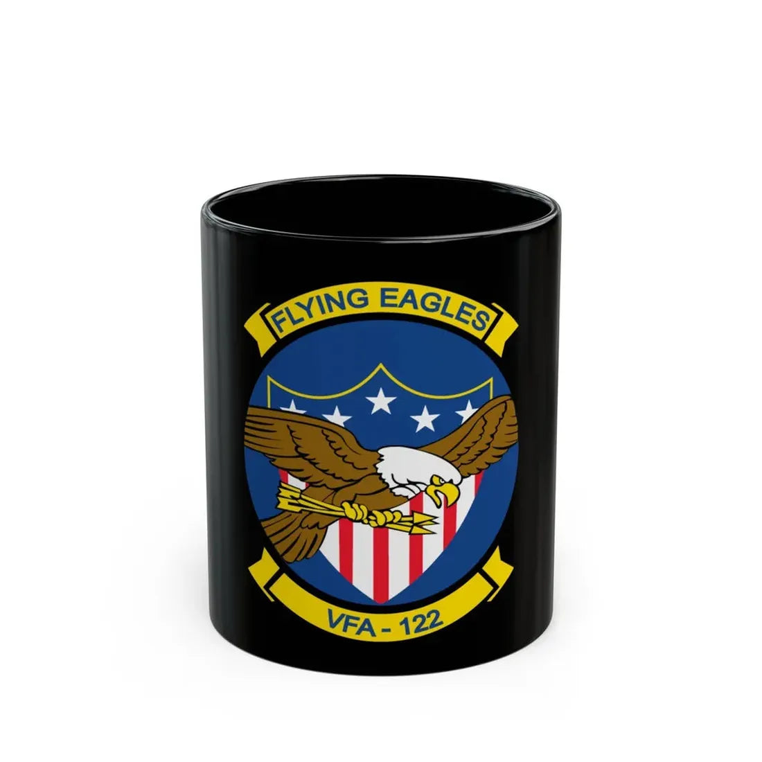 VFA 122 Fying Eagles (U.S. Navy) Black Coffee Mug 11oz - Go Mug Yourself