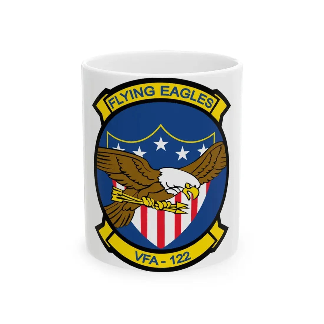 VFA 122 Fying Eagles (U.S. Navy) White Coffee Mug 11oz - Go Mug Yourself