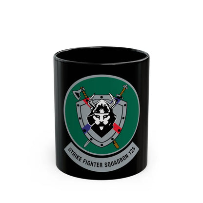 VFA 125 Rough Raiders v2 (U.S. Navy) Black Coffee Mug-11oz-Go Mug Yourself