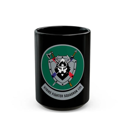 VFA 125 Rough Raiders v2 (U.S. Navy) Black Coffee Mug 15oz - Go Mug Yourself
