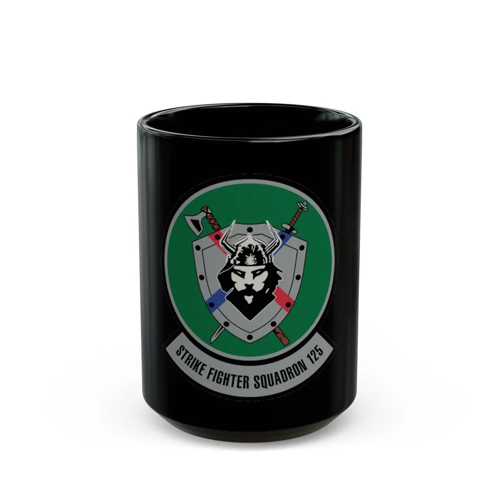 VFA 125 (U.S. Navy) Black Coffee Mug-15oz-Go Mug Yourself