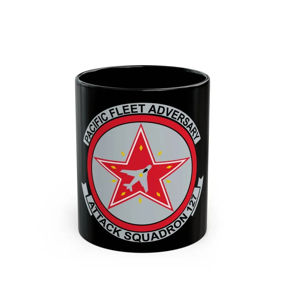VFA 127 Adversary (U.S. Navy) Black Coffee Mug 11oz - Go Mug Yourself