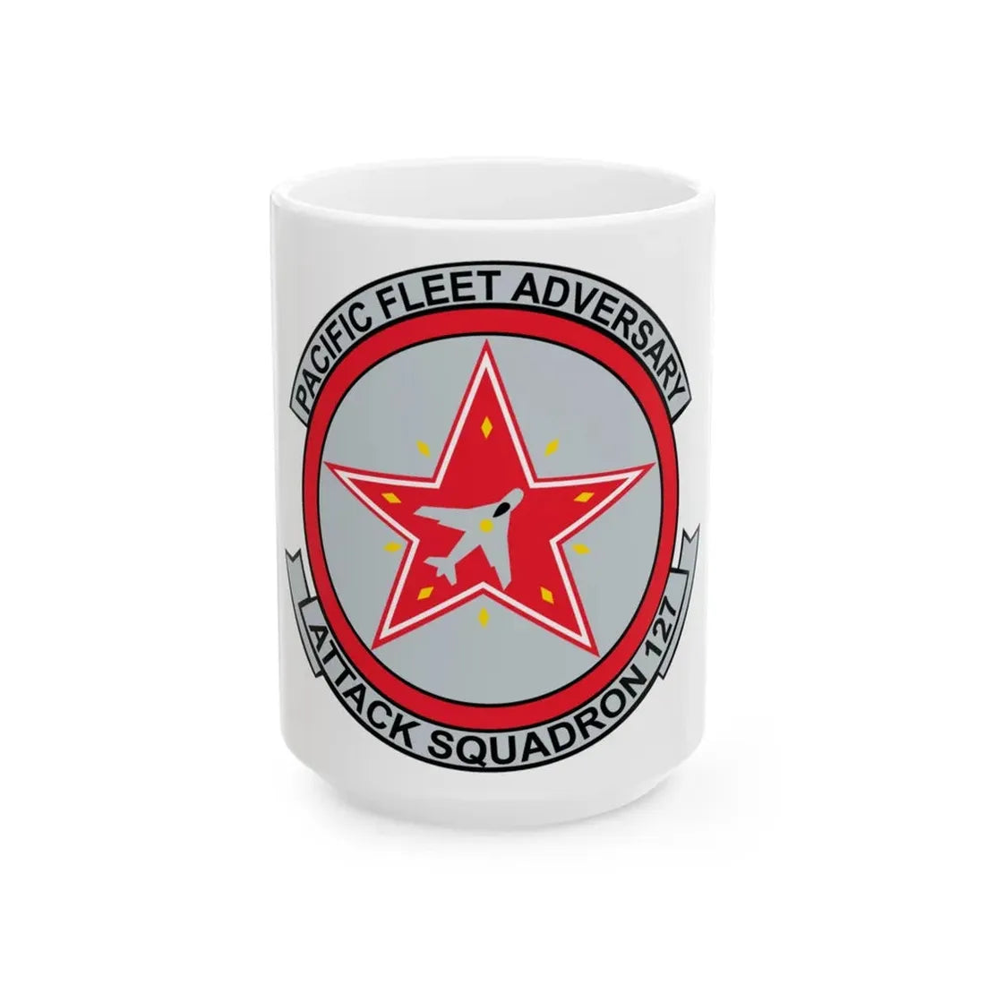 VFA 127 Adversary (U.S. Navy) White Coffee Mug 15oz - Go Mug Yourself