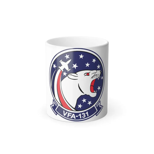 VFA 131 Wildcats Officer Mess (U.S. Navy) Color Changing Mug 11oz-11oz-Go Mug Yourself