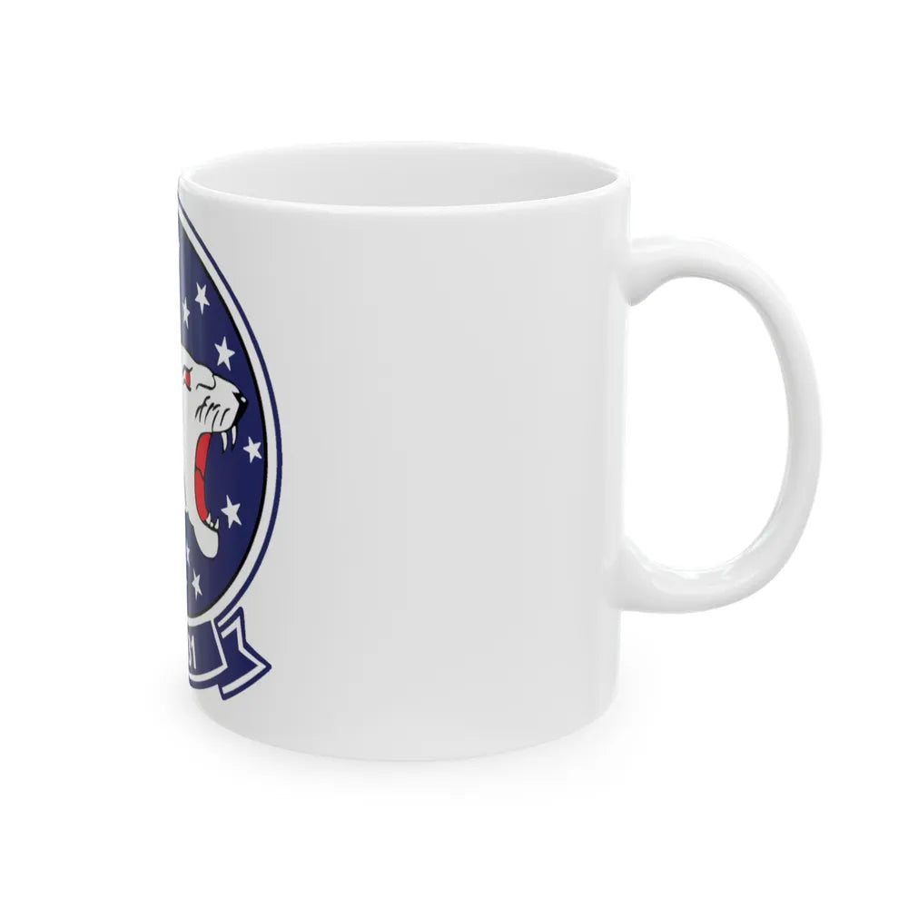 VFA 131 Wildcats Officer Mess (U.S. Navy) White Coffee Mug-Go Mug Yourself