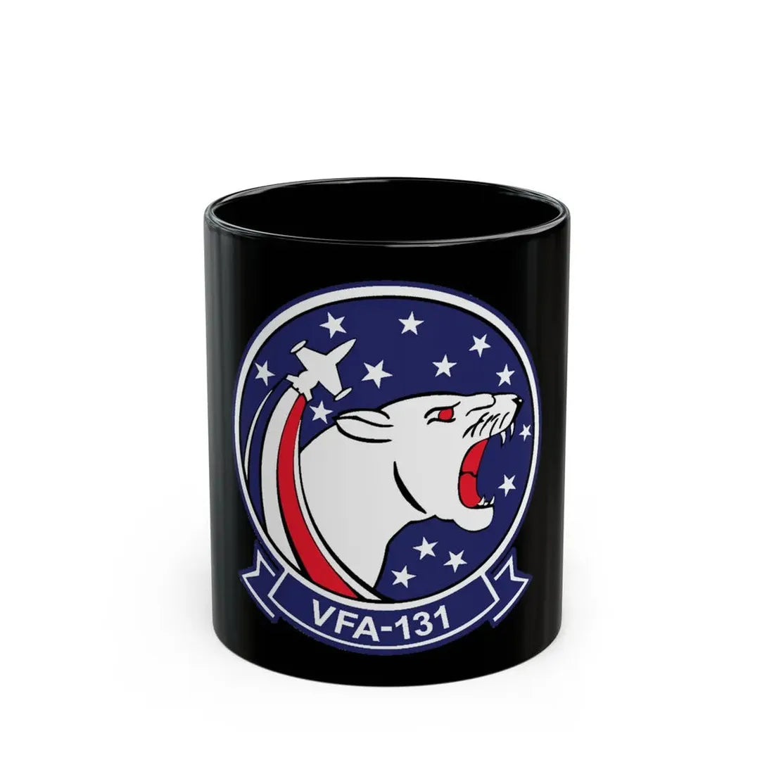 VFA 131 Wildcats Officer Mess (U.S. Navy) Black Coffee Mug 11oz - Go Mug Yourself