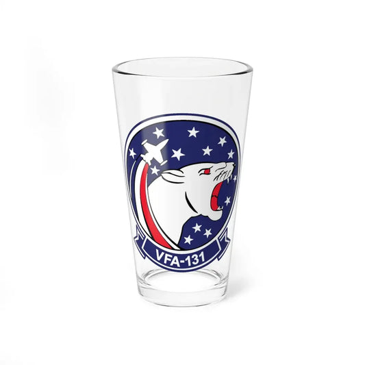 VFA 131 Wildcats Officer Mess (U.S. Navy) Pint Glass 16oz 16oz - Go Mug Yourself