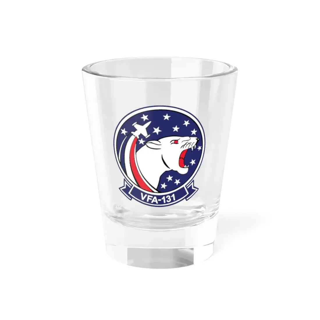 VFA 131 Wildcats Officer Mess (U.S. Navy) Shot Glass 1.5oz 1.5oz - Go Mug Yourself