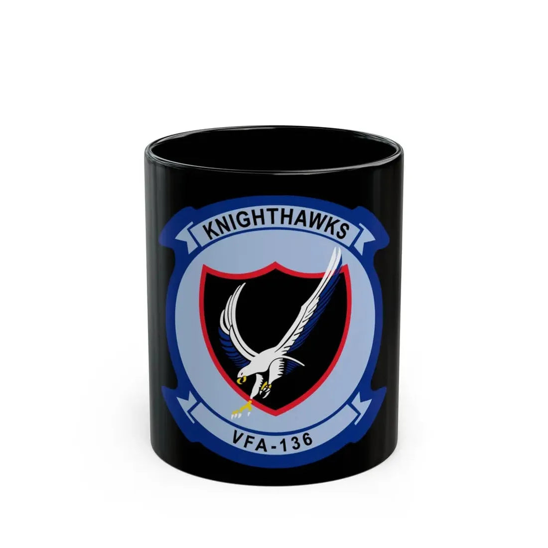 VFA 136 Knighthawks v2 (U.S. Navy) Black Coffee Mug 11oz - Go Mug Yourself
